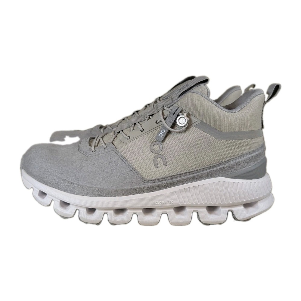 On Cloud Hi Women's Trail Running Shoes Glacier Grey High Top Sneakers 5.5